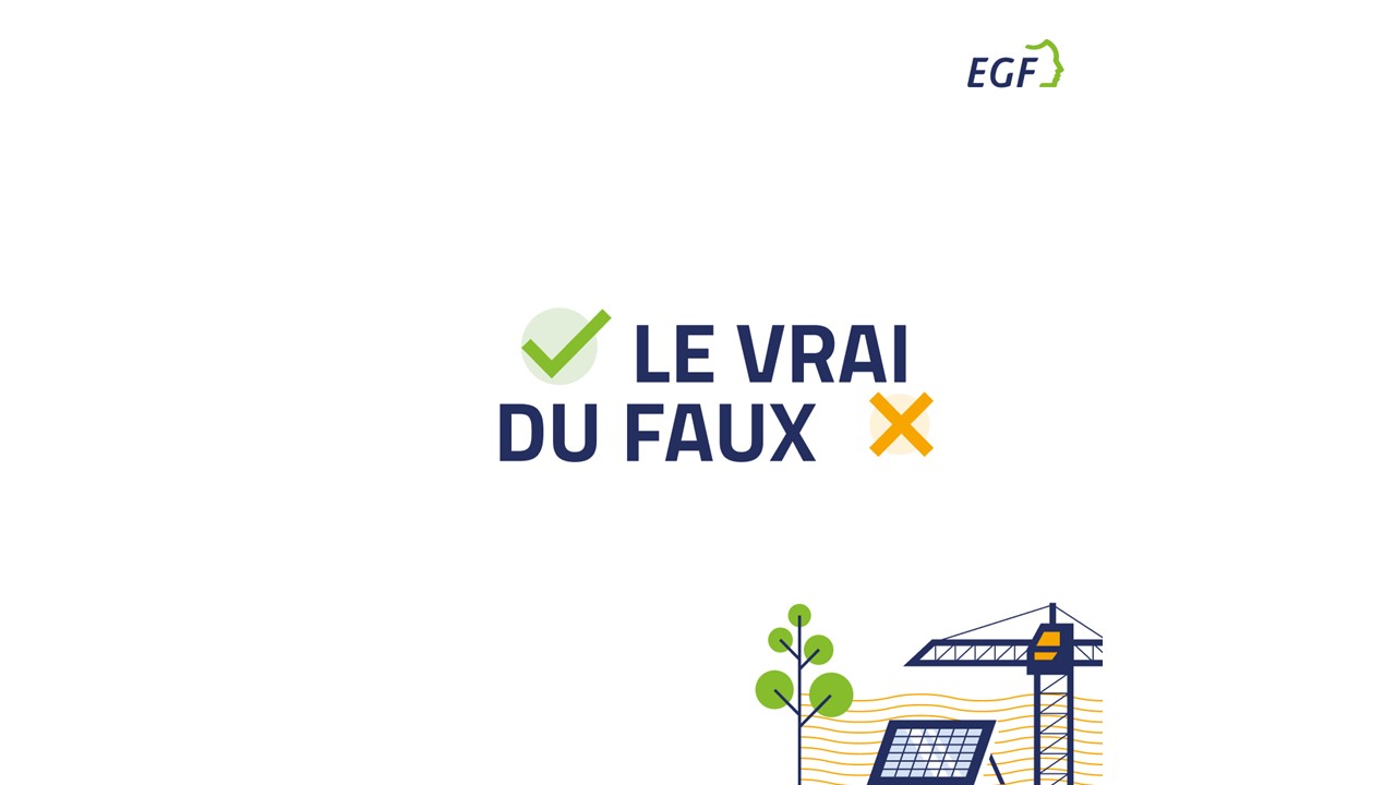 Le vrai du faux : la RE 2020 - EGF