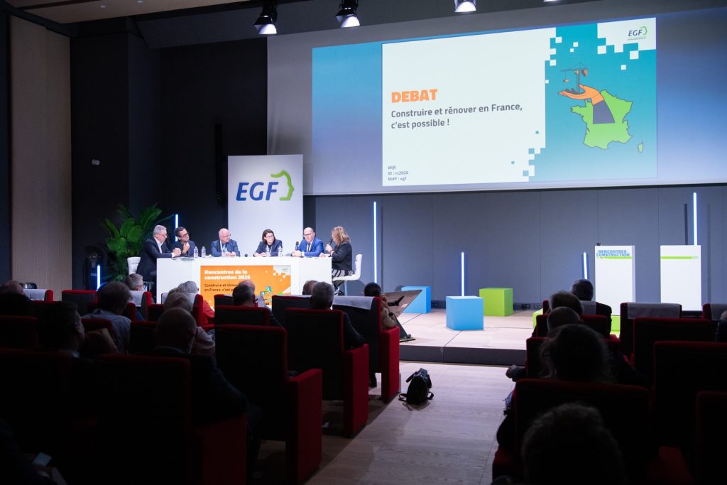 Le débat « Construire et rénover en France, c’est possible ! » sur la scène des Rencontres de la construction 2026