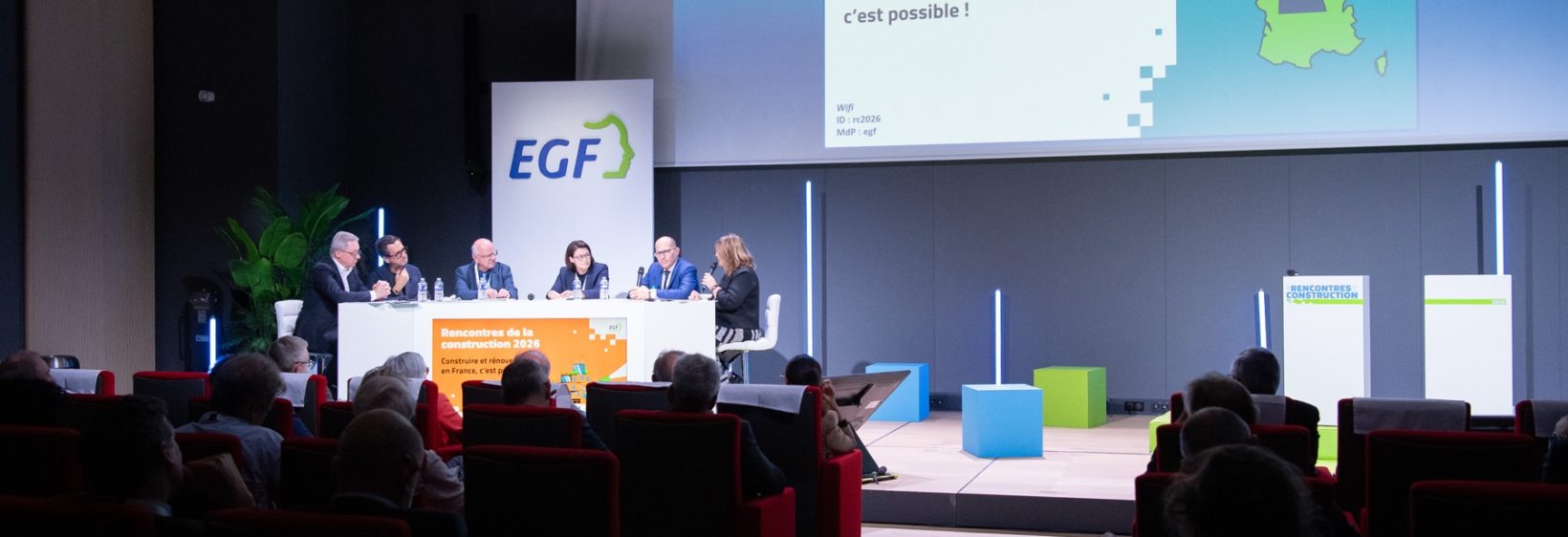 Le débat « Construire et rénover en France, c’est possible ! » sur la scène des Rencontres de la construction 2026